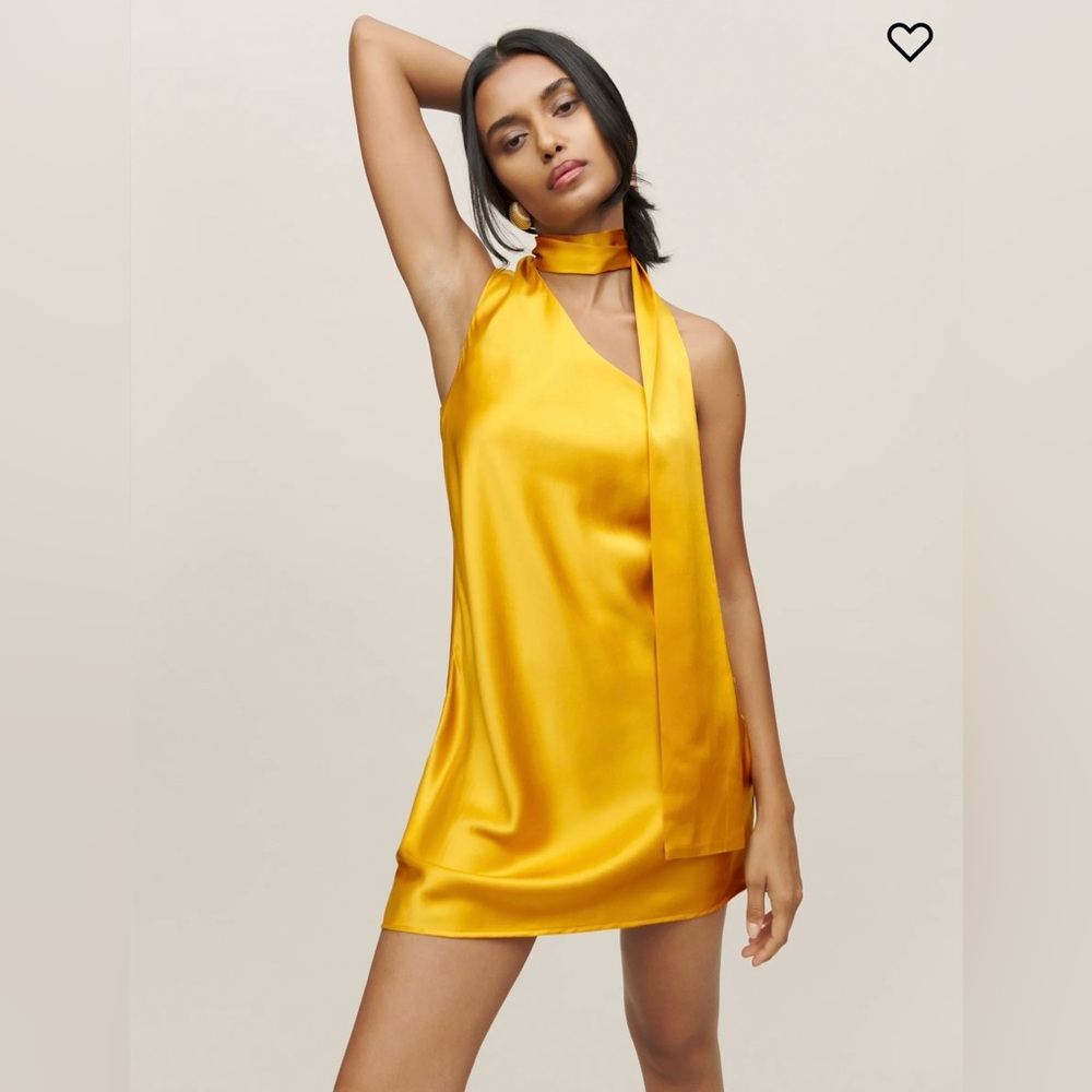 Reformation Keagan Silk Dress